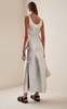 Ellson Metallic Leather Maxi Dress