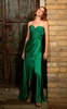 Color De Mi Tierra Silk Bustier Maxi Dress