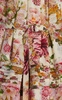 Sabine Floral-Printed Silk Crepe Midi Dress