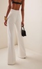 High-Rise Crepe Straight-Leg Pants