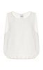 Stella Linen-Blend Bateau Blouson Top