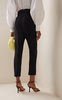 Cropped High-Rise Crepe Pants