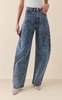 Rigid High-Rise Balloon Jeans