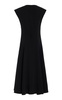 Georgia Cap-Sleeve Crepe Midi Dress