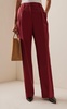 Sbiru High-Rise Wool Wide-Leg Pants