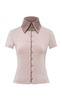 Salen Button-Detailed Jersey Top