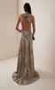 Tila Printed Silk-Blend Gown