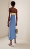 Brigid Bow-Detailed Cutout Satin Maxi Dress