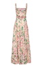 Lima Jardinera Embroidered Linen Maxi Dress