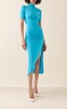 Gathered Crepe-Jersey Maxi Dress