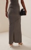 Ruffled Stretch-Nylon Maxi Skirt