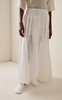 Femke Pleated Cotton-Silk Maxi Skirt