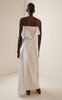 Bernette Strapless Cotton Maxi Dress