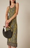 Animal-Patterned Jacquard Dress