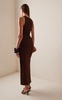 Ruched Jersey Maxi Dress