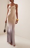 Exclusive Gradient Silk Slip Gown