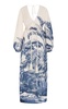 Exclusive Playa Blanca Braid-Detailed Linen Maxi Dress