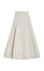 Moore Pleated Stretch-Cotton Twill Midi Skirt