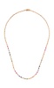 Linear 18K Rose Gold Sapphire Tennis Necklace