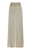 Coleccionista Wide-Leg Silk Charmeuse Pants