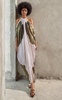 Meraki Draped Off-The-Shoulder Caftan Dress