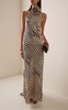 Tila Printed Silk-Blend Gown