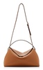 T-Lock Leather Top Handle Bag