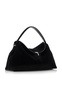 T-Lock Suede Top Handle Bag