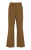 Cropped Cotton Flare Pants