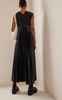 4 Moncler Hyke Plisse Maxi Dress