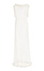 Wave Mesh-Detailed Cotton-Blend Dress