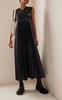 4 Moncler Hyke Plisse Maxi Dress