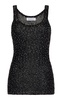 Sanne Beaded Knit Silk Tank Top 