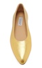 Andre Metallic Leather Ballerina Flats