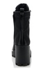 Monolith Leather and Nylon Ankle Boots