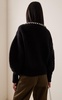 Whip-Stitched Wool-Blend Knit Sweater