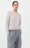 Ribbed-Trim Cotton-Blend Sweater