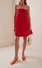 Estee Bow-Detailed Taffeta Mini Dress