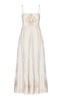 La Catedral Embroidered Linen Maxi Dress