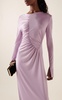 Ruched Satin Gown