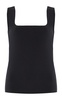 Exclusive Lay2 Sleeveless Bonded Crepe Top