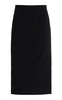 Exclusive Crepe Midi Pencil Skirt