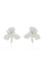 Mila Silver-Tone Floral Earrings