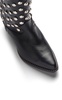 Loretta Studded Leather Western Boots