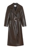 Tate Recycled Leather Trench Coat