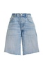 Ayla Denim Knee-Length Shorts