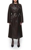 Tate Recycled Leather Trench Coat