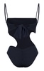 Aquatic Path Cutout One-Piece Swimsuit