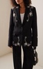 Embroidered Wool-Blend Blazer