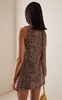 Mireille Scarf-Detailed Sequined Mini Dress